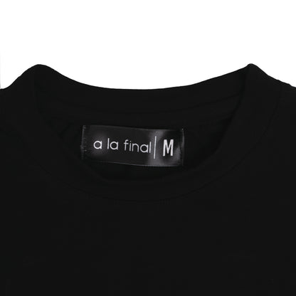 Camiseta oversize negra bordado fokiumen gonorrea