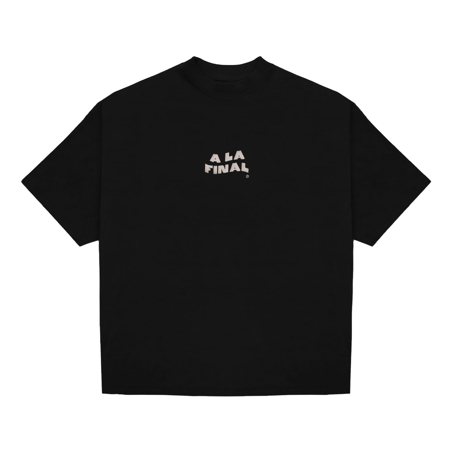 Camiseta Negra Oversize Friendship